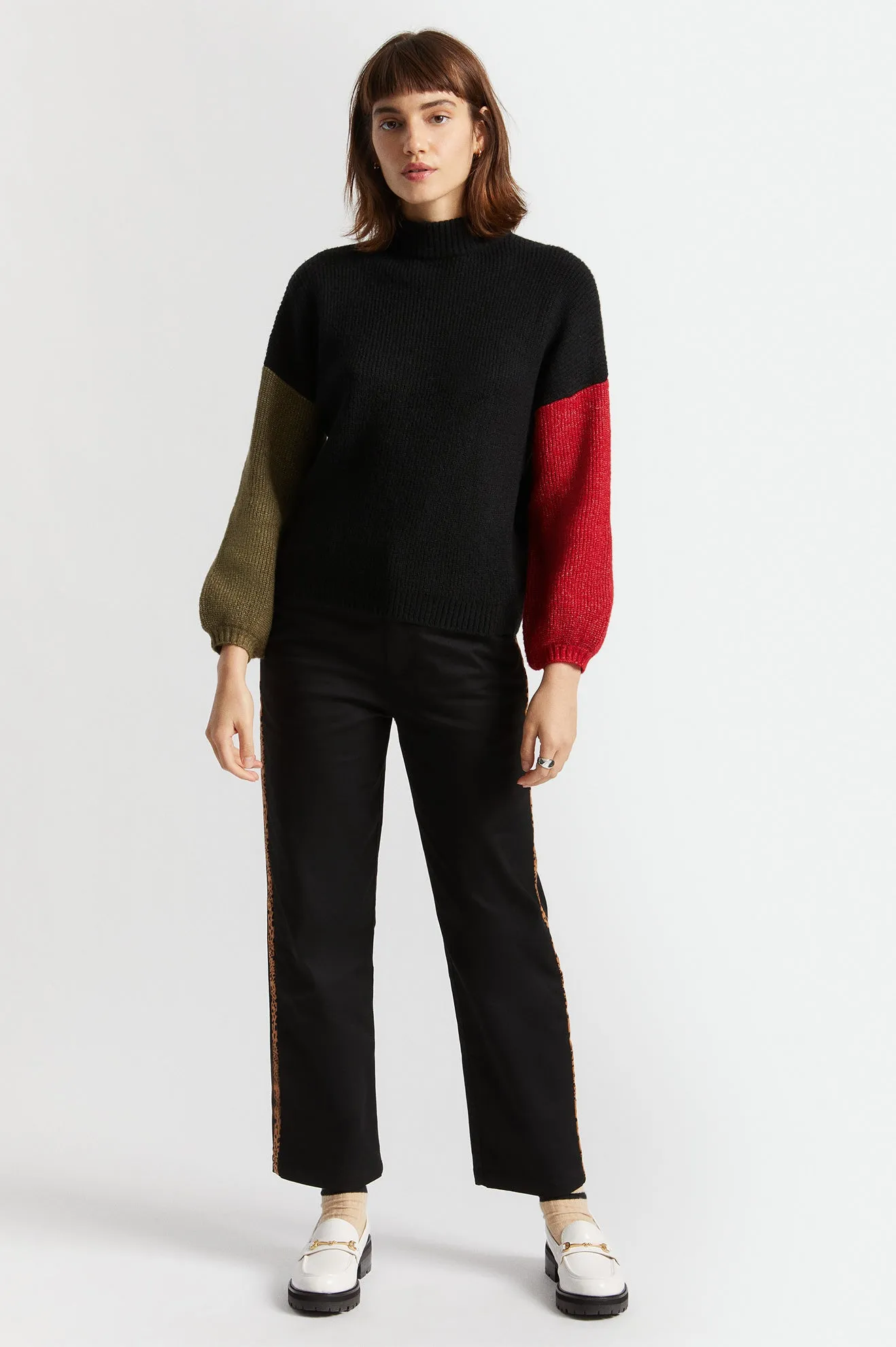 Burning Up Sweater Military Olive Chili Pepper