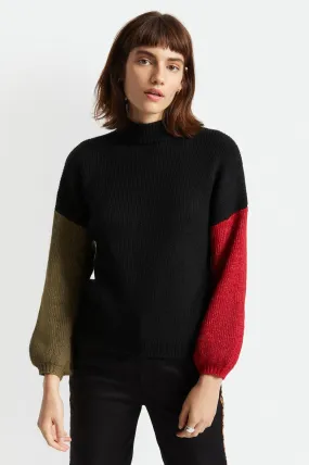 Burning Up Sweater Military Olive Chili Pepper