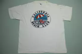 California Beach Club Retro Boom Box 80's Tee-Shirt