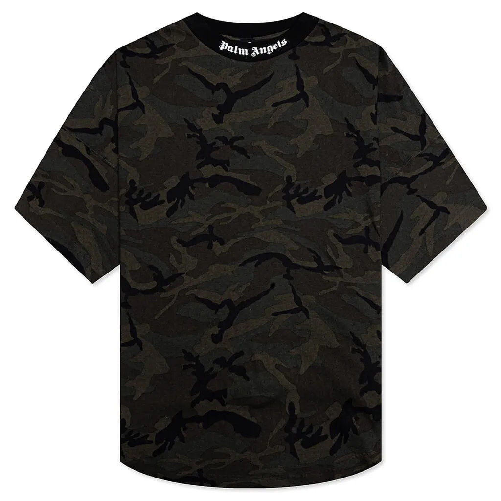 Camo Logo Tee - Military/Black