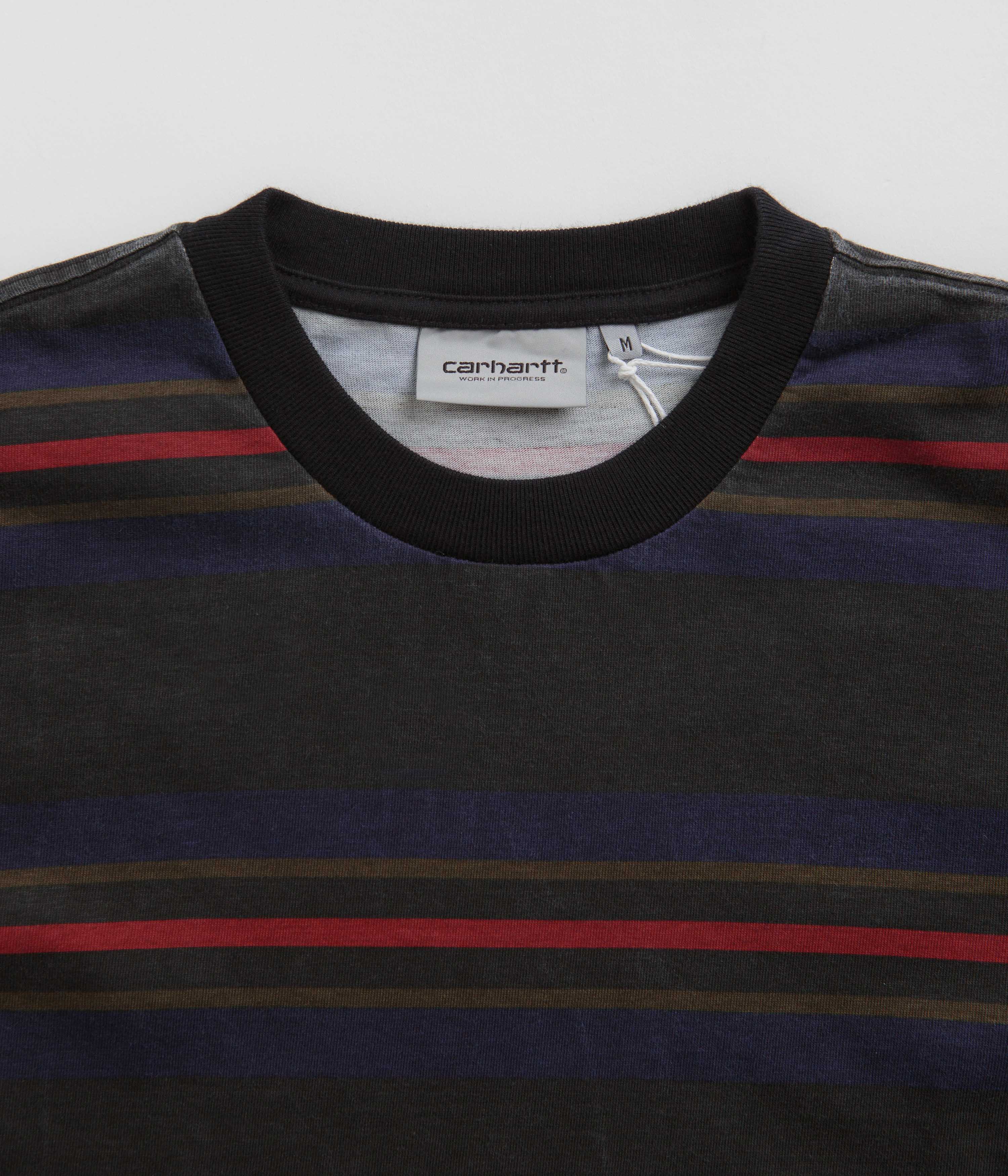 Carhartt Oregon T-Shirt - Starco Stripe Black