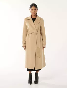 Carter Petite Coat with Felled Seams.