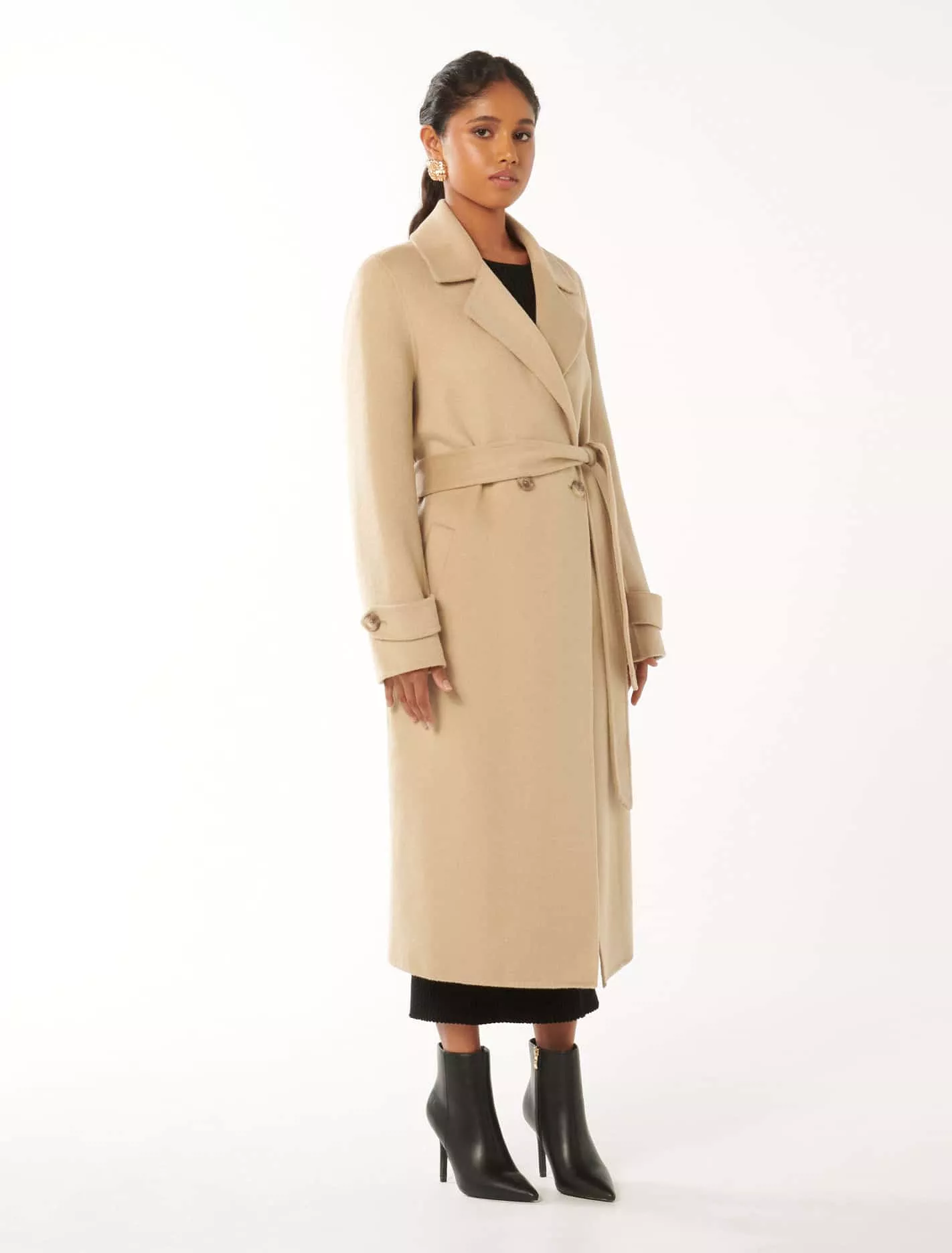 Carter Petite Coat with Felled Seams.