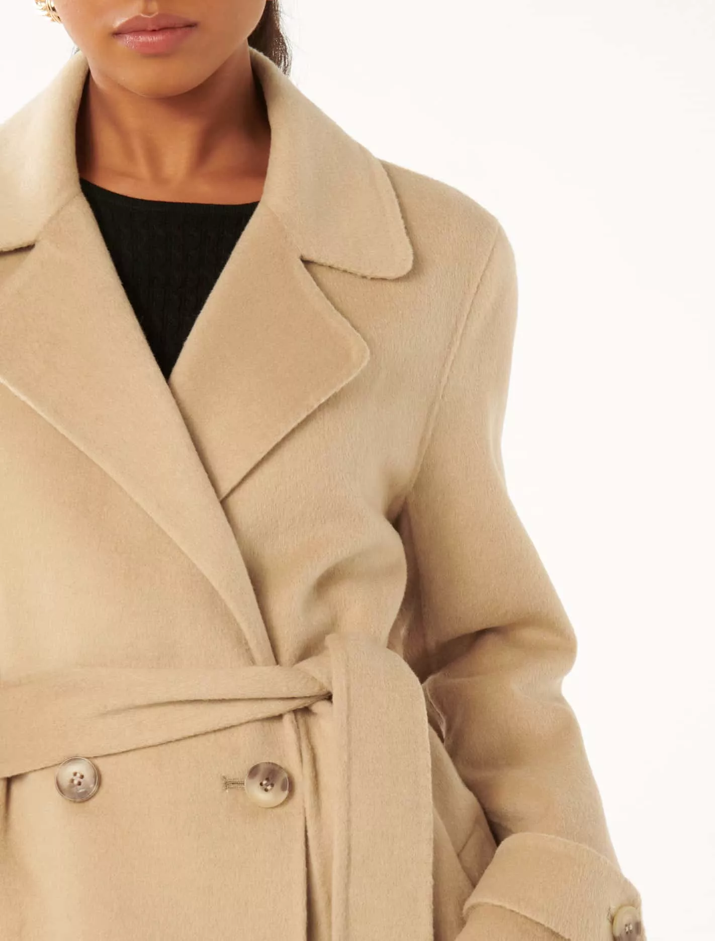 Carter Petite Coat with Felled Seams.