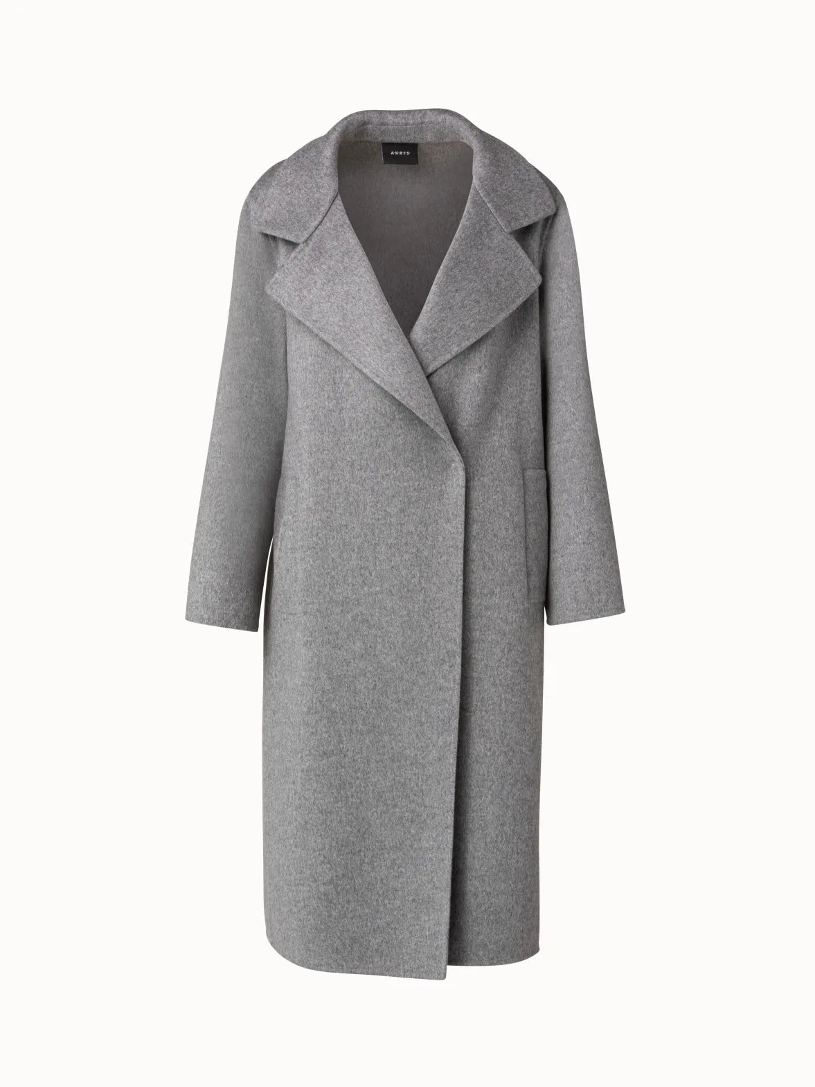 Cashmere Trench Coat Double-Face Melange