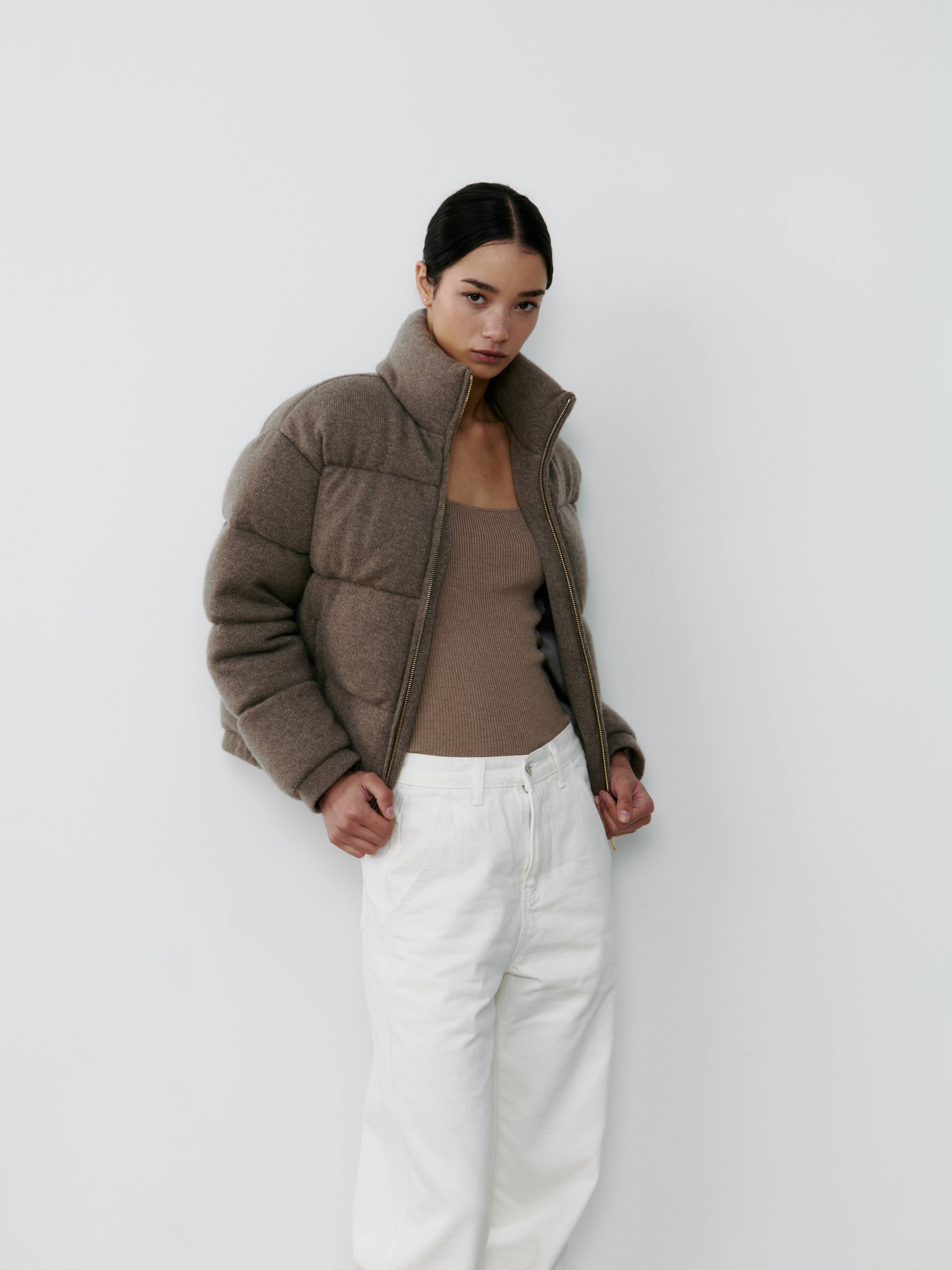 Cashmere Down Jacket - Bracken