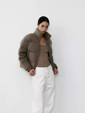 Cashmere Down Jacket - Bracken