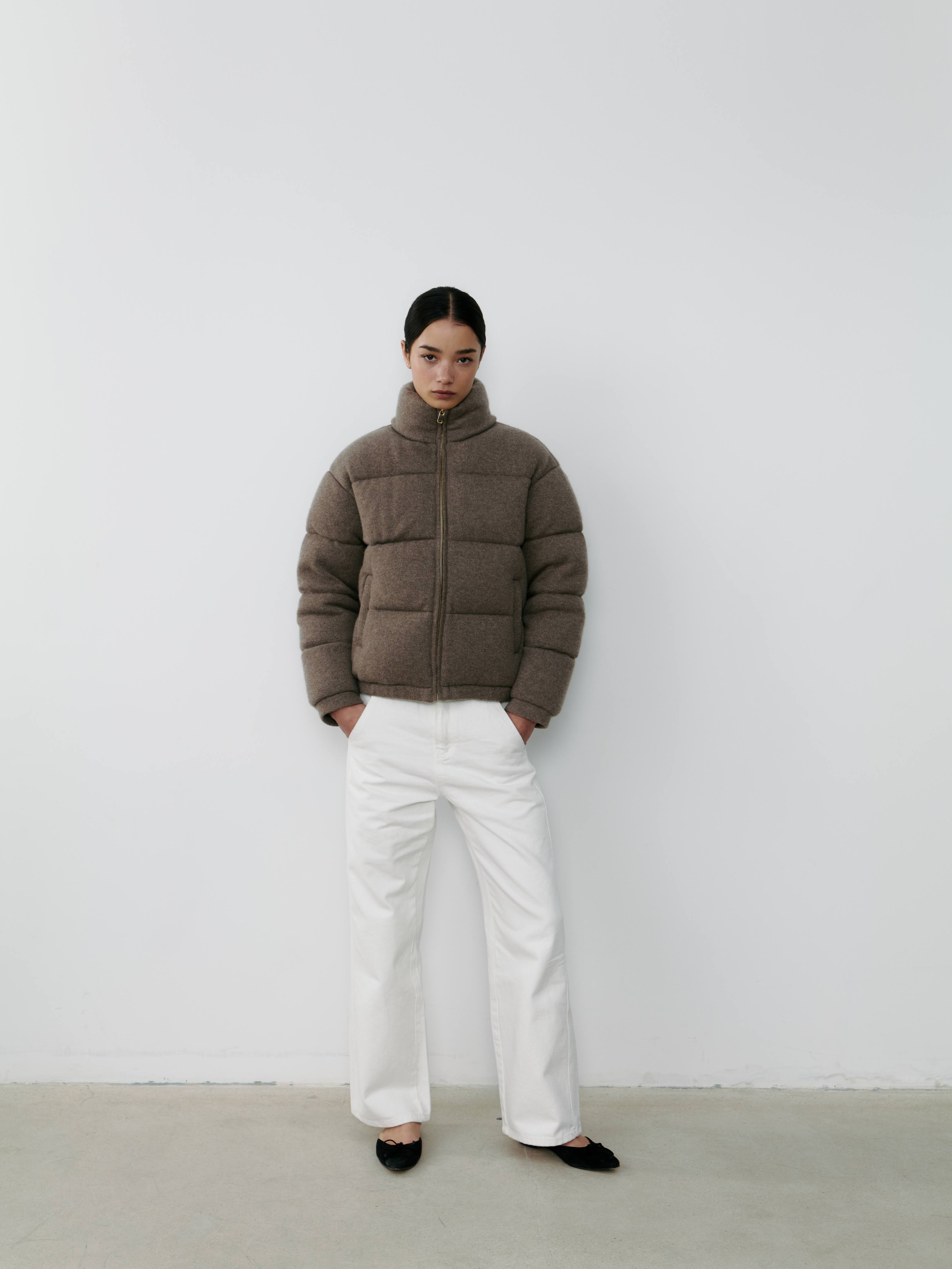 Cashmere Down Jacket - Bracken