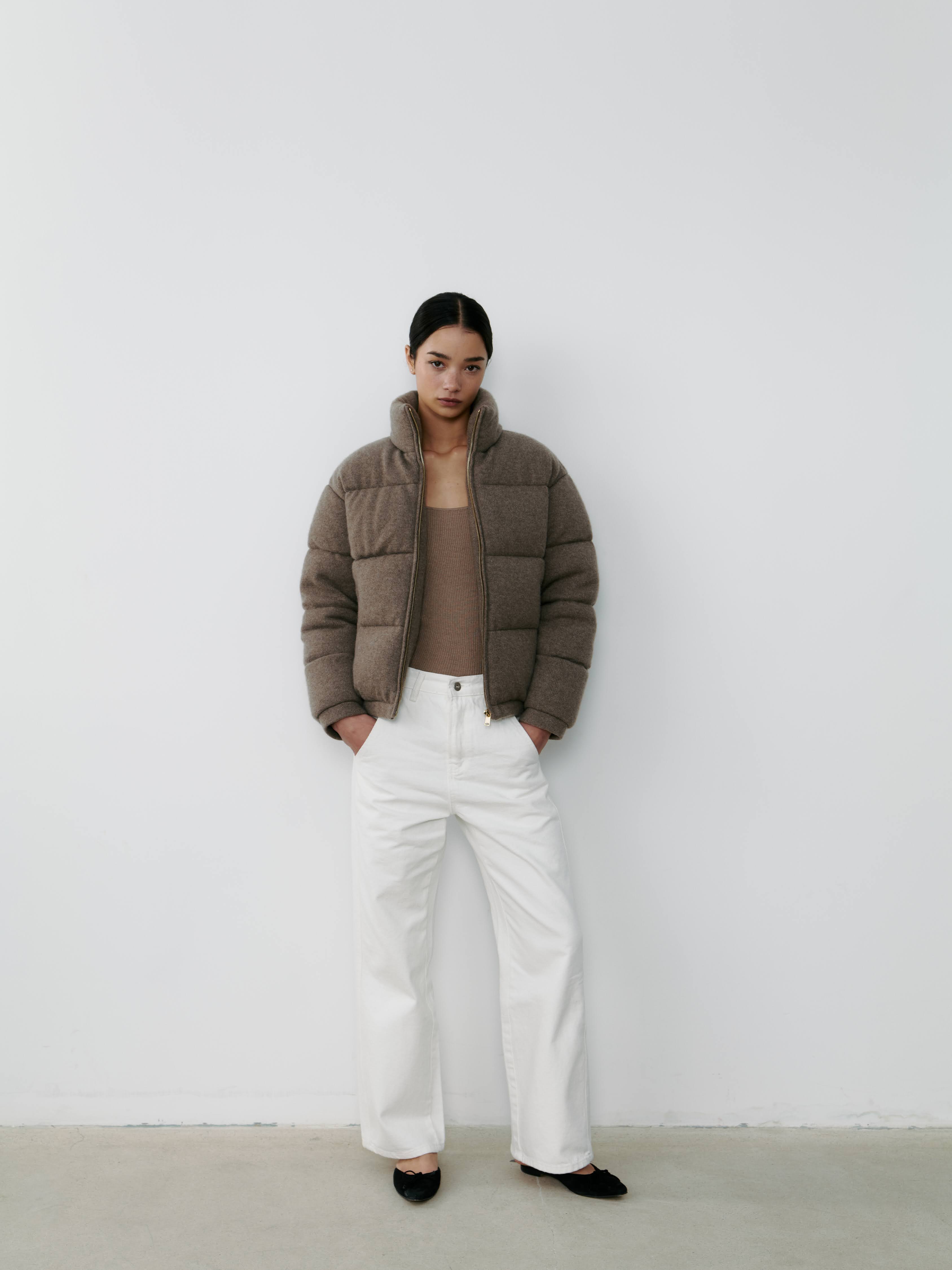 Cashmere Down Jacket - Bracken