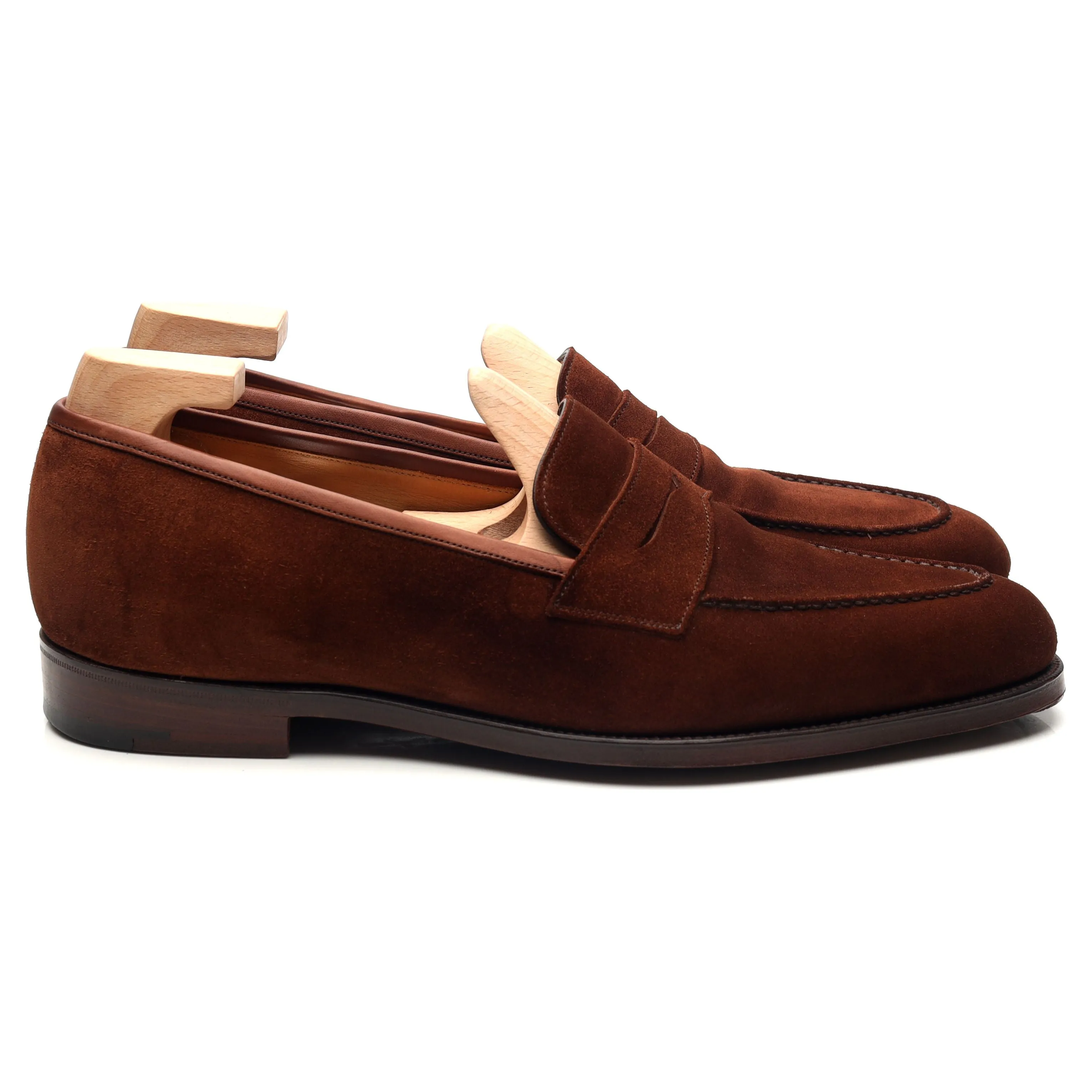 Chadwick Brown Suede Loafers UK 7.5 F for Men