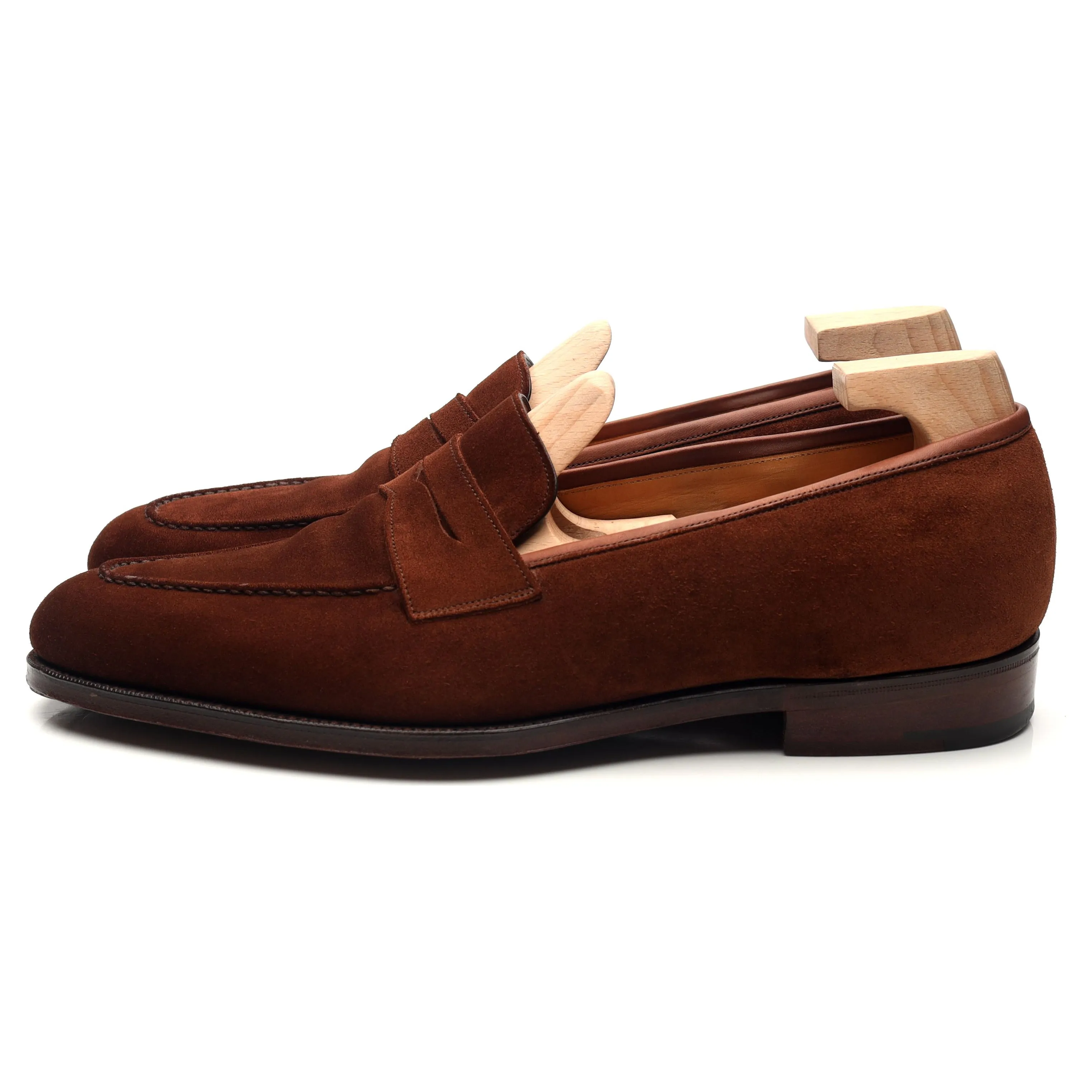 Chadwick Brown Suede Loafers UK 7.5 F for Men