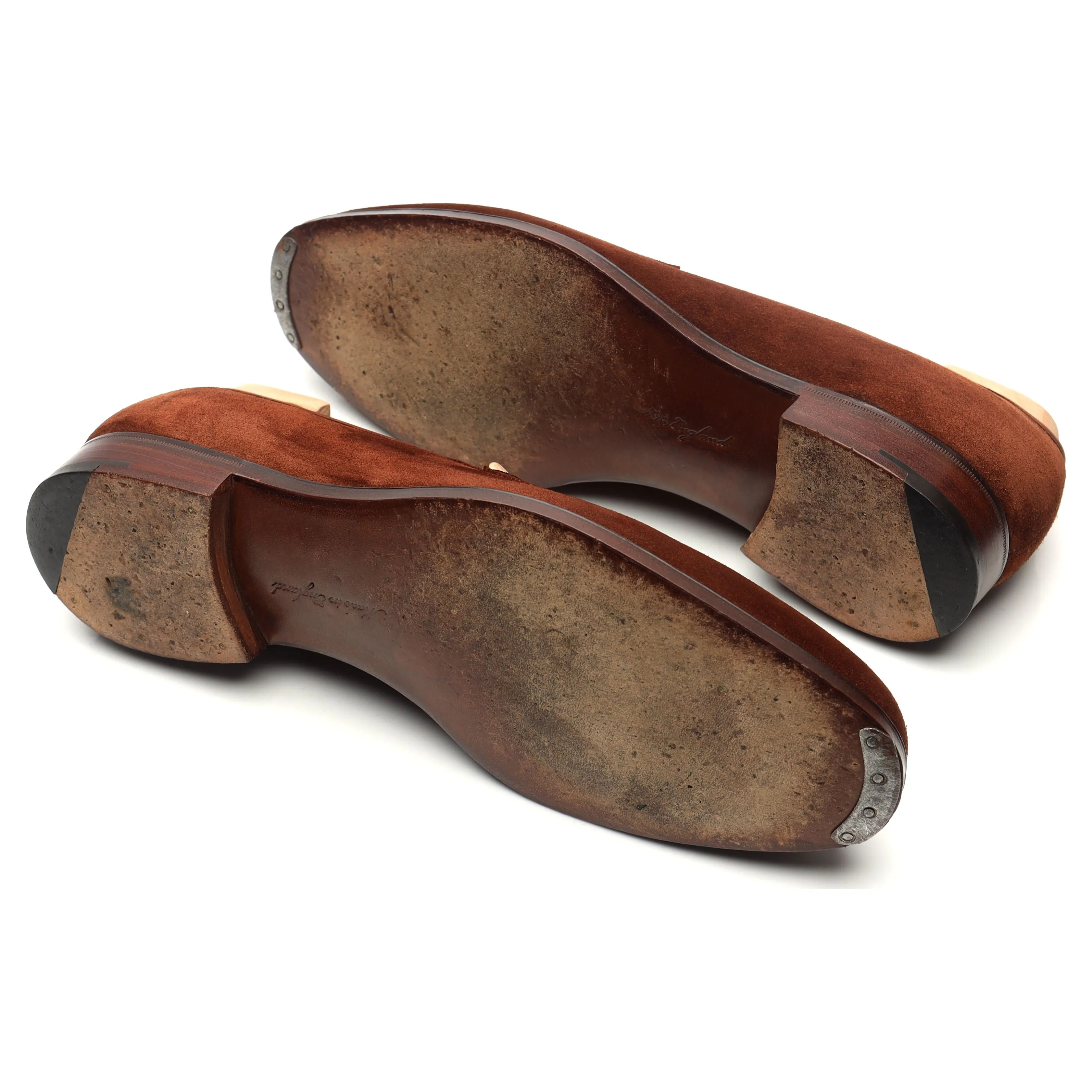 Chadwick Brown Suede Loafers UK 7.5 F for Men