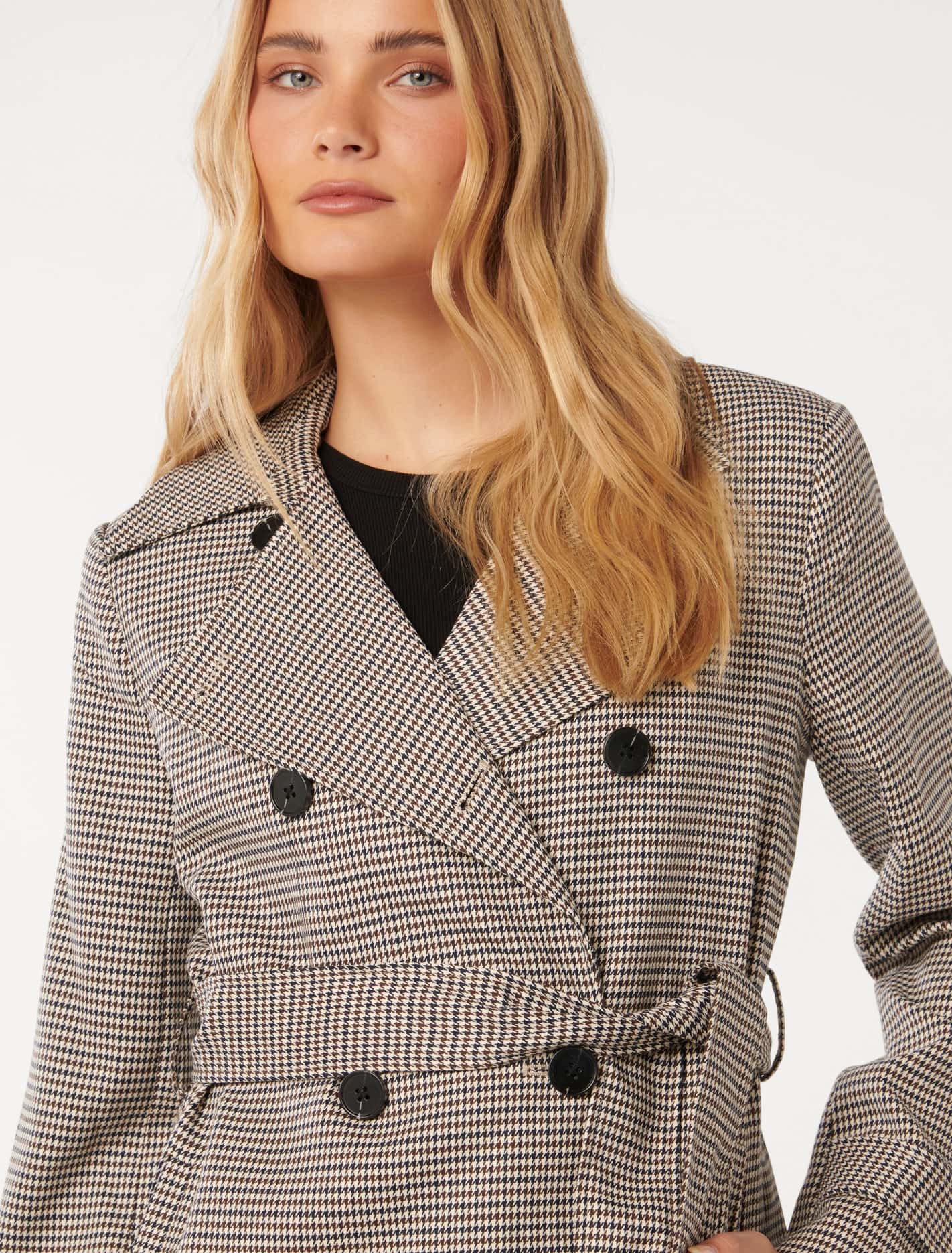 Charlie Check Trench Coat - Best Deals & Discounts | Shop Now