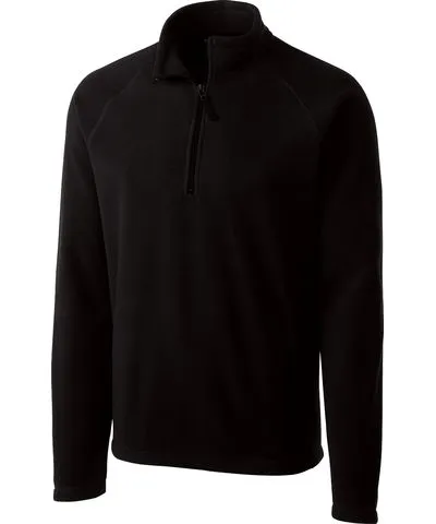 Men's Half Zip Microfleece Jacket by Clique