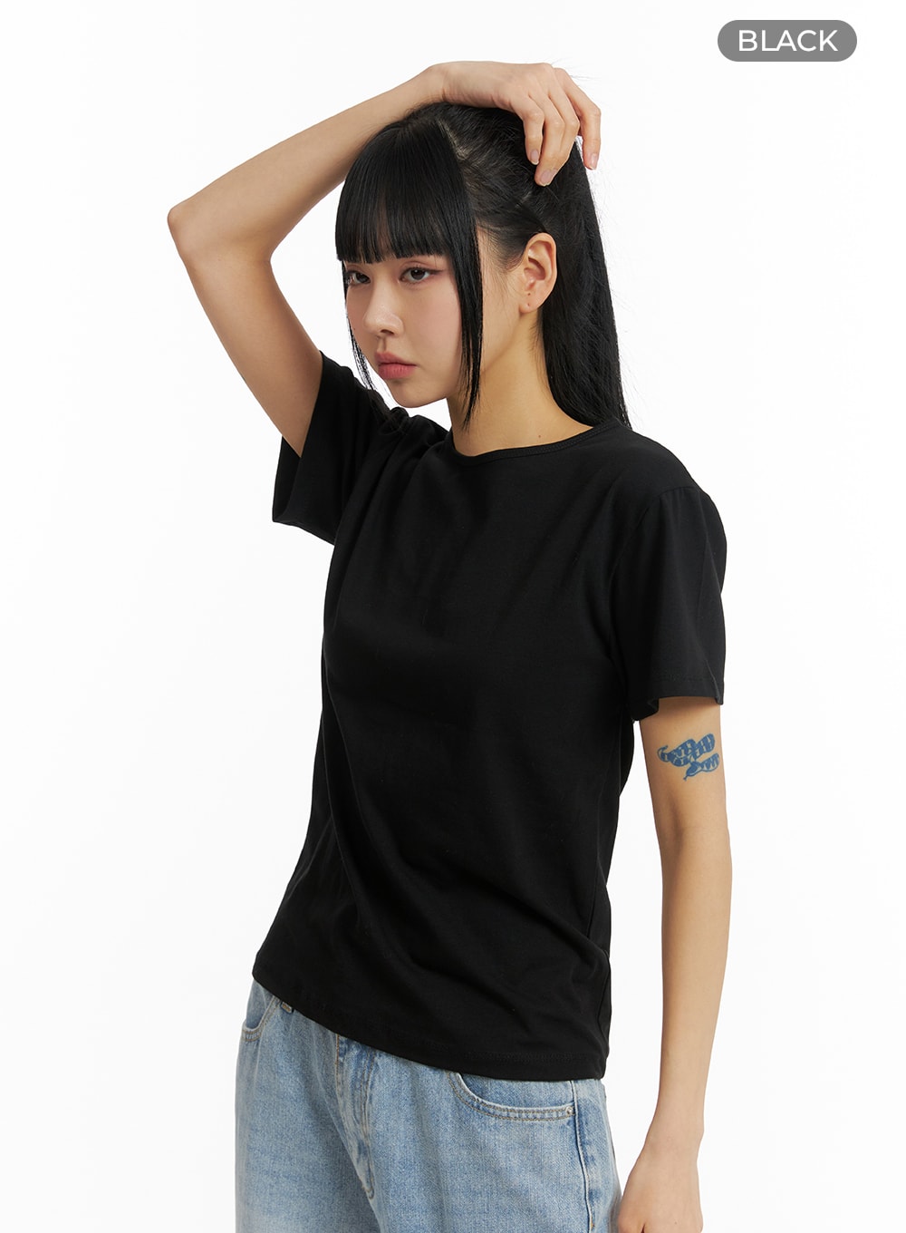 CM407 Solid T-Shirt - Google SEO friendly words: trendy, fashionable, affordable, quality, comfortable, versatile, basic, stylis