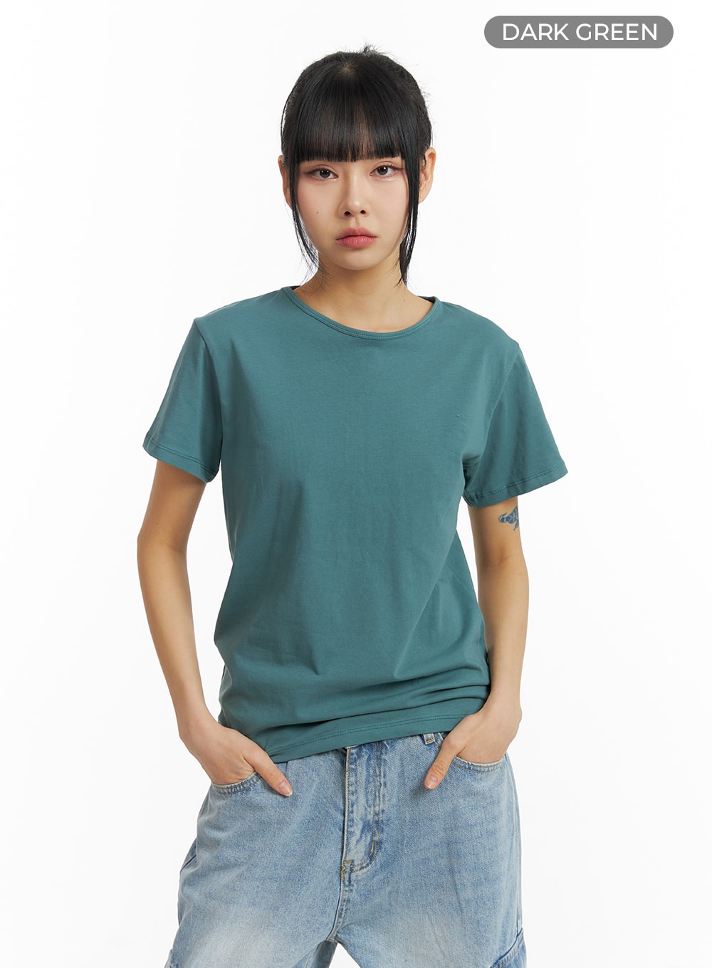 CM407 Solid T-Shirt - Google SEO friendly words: trendy, fashionable, affordable, quality, comfortable, versatile, basic, stylis