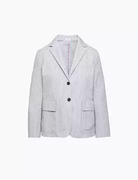 Cotton Striped Sport Jacket