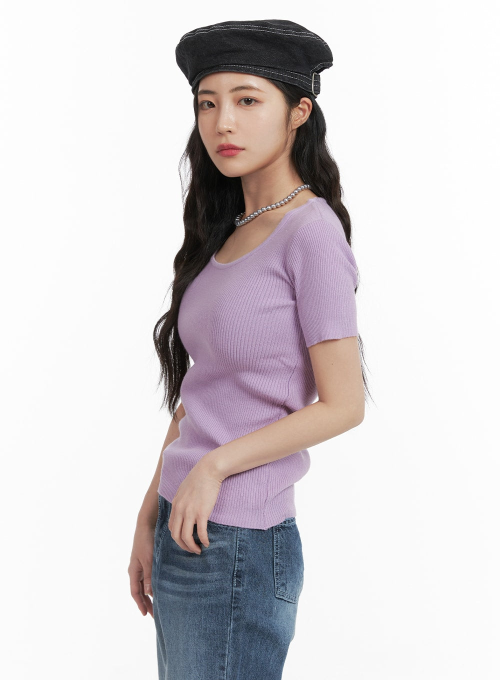 Cozy U-Neck Sweater T-Shirt