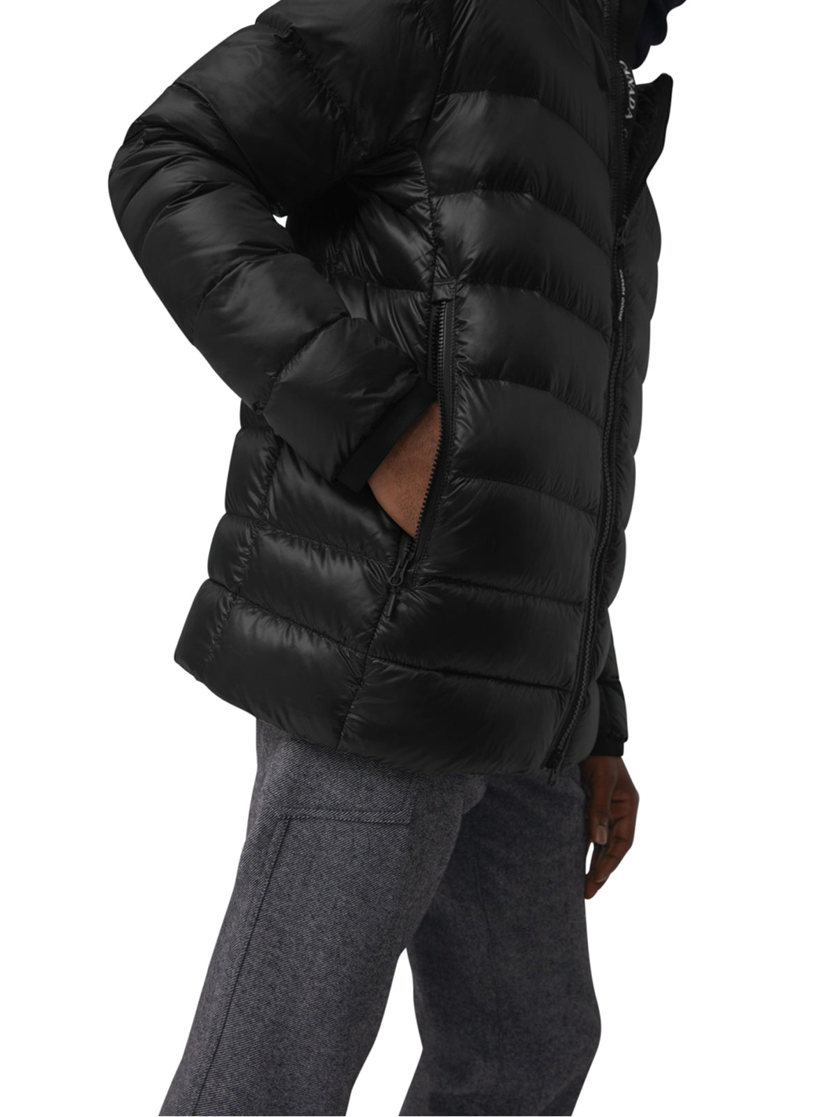 Crofton down jacket hood