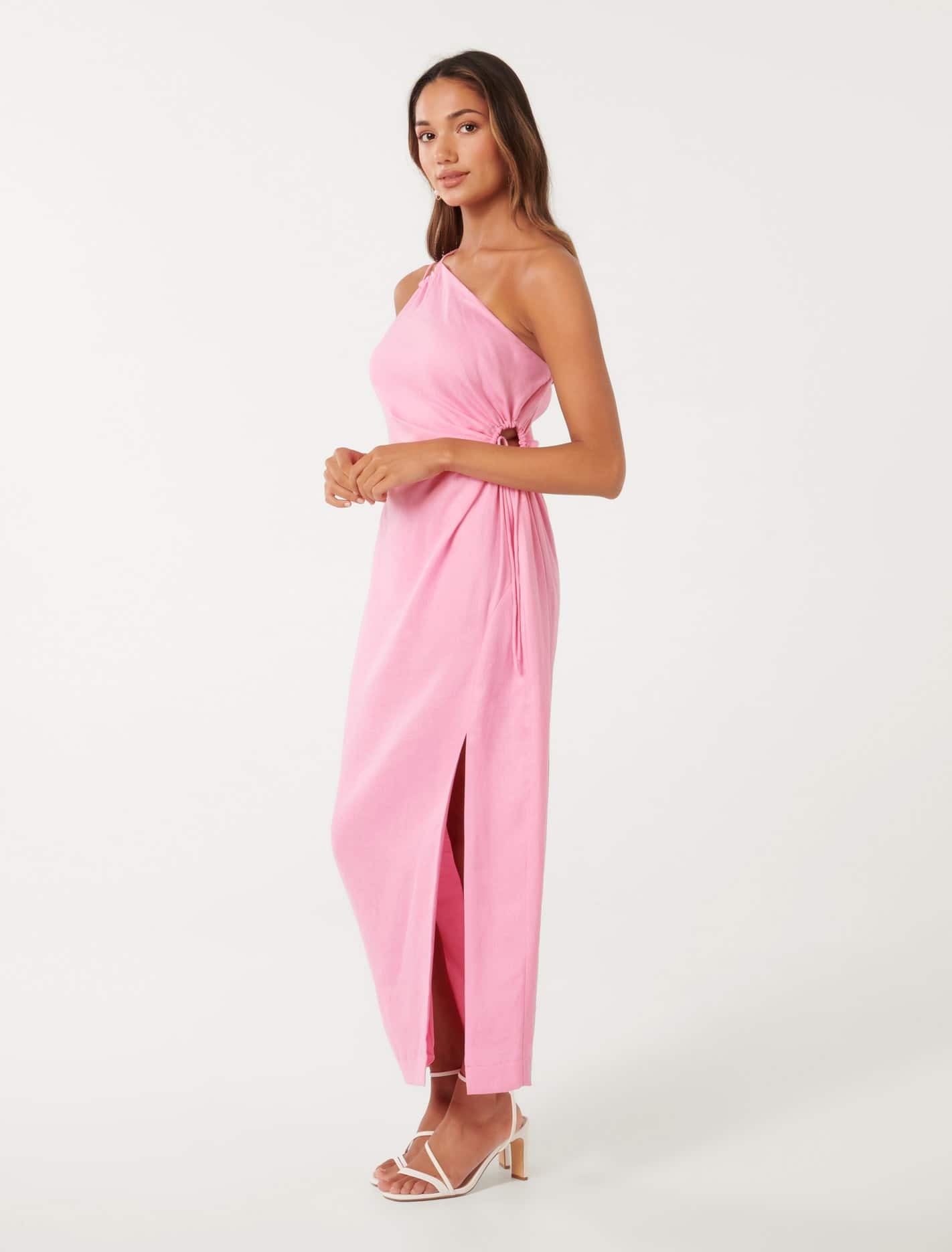 Danielle Linen Midi Dress