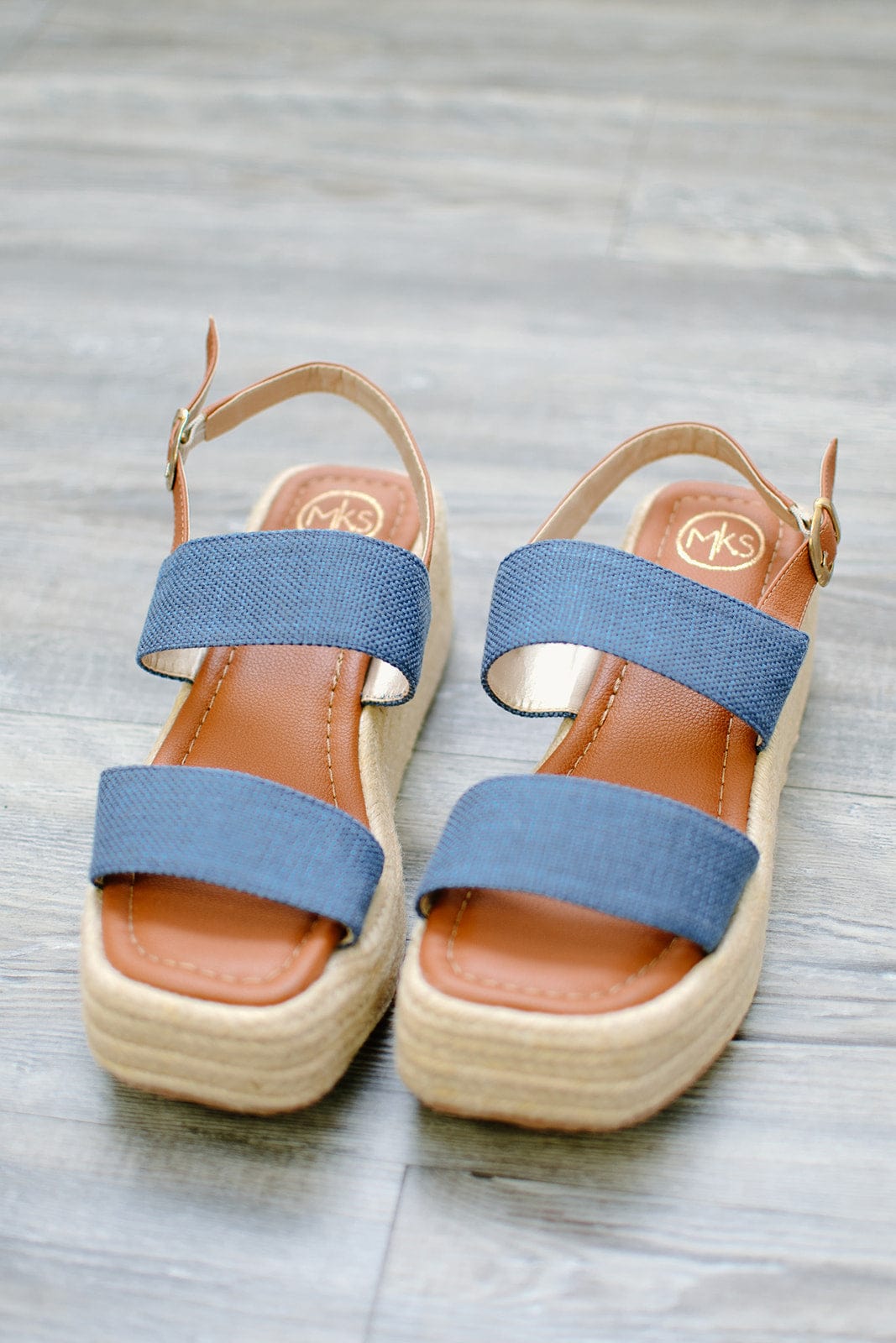 Denim Platform Sandals