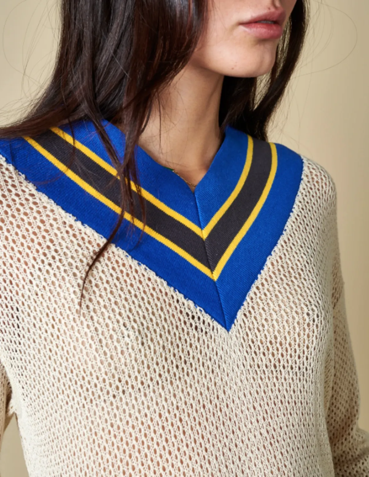 Dohra Wool Sweater in Neutral Color