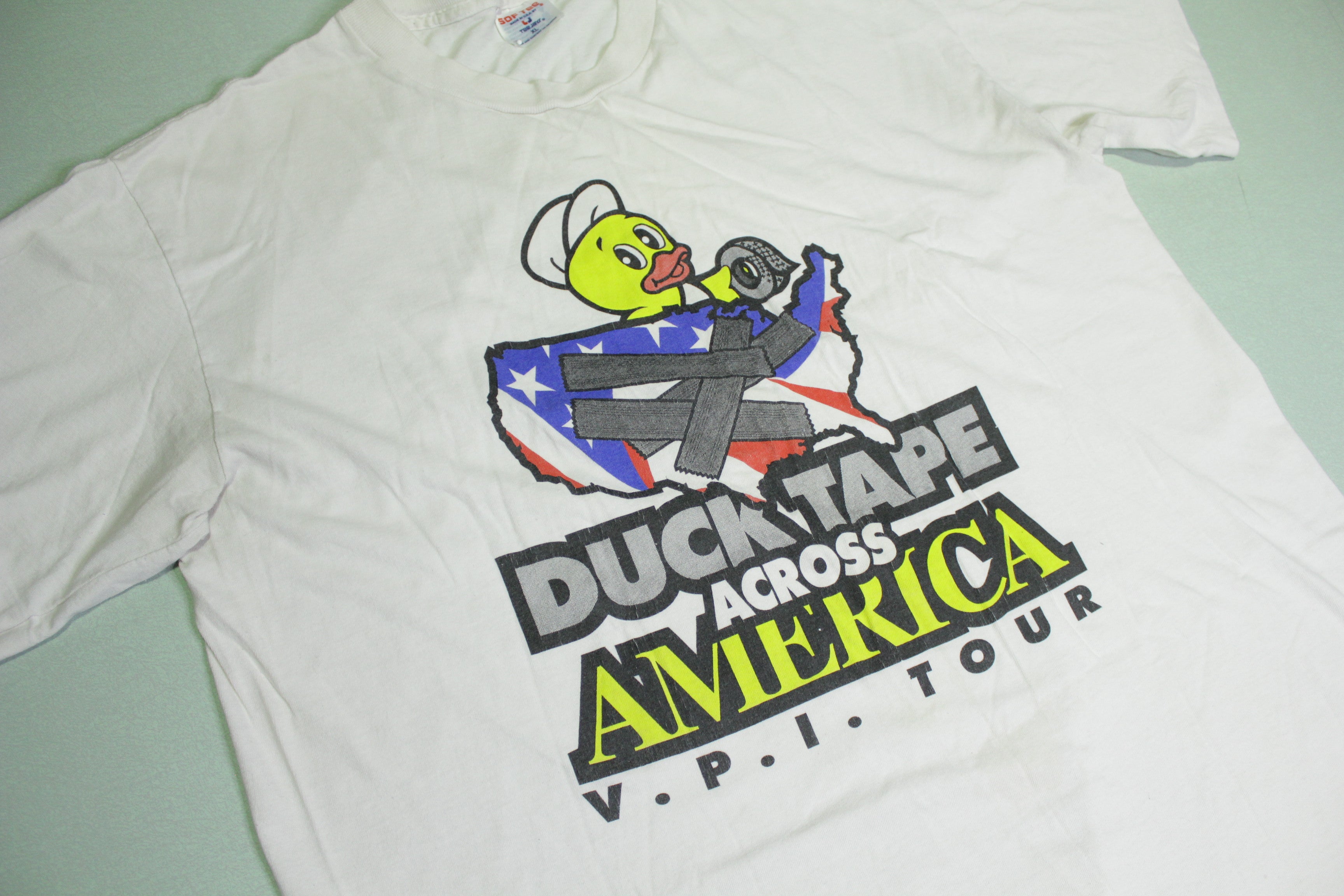 Duck Tape Across America Vintage 80's Hardware T-Shirt - VPI Tour