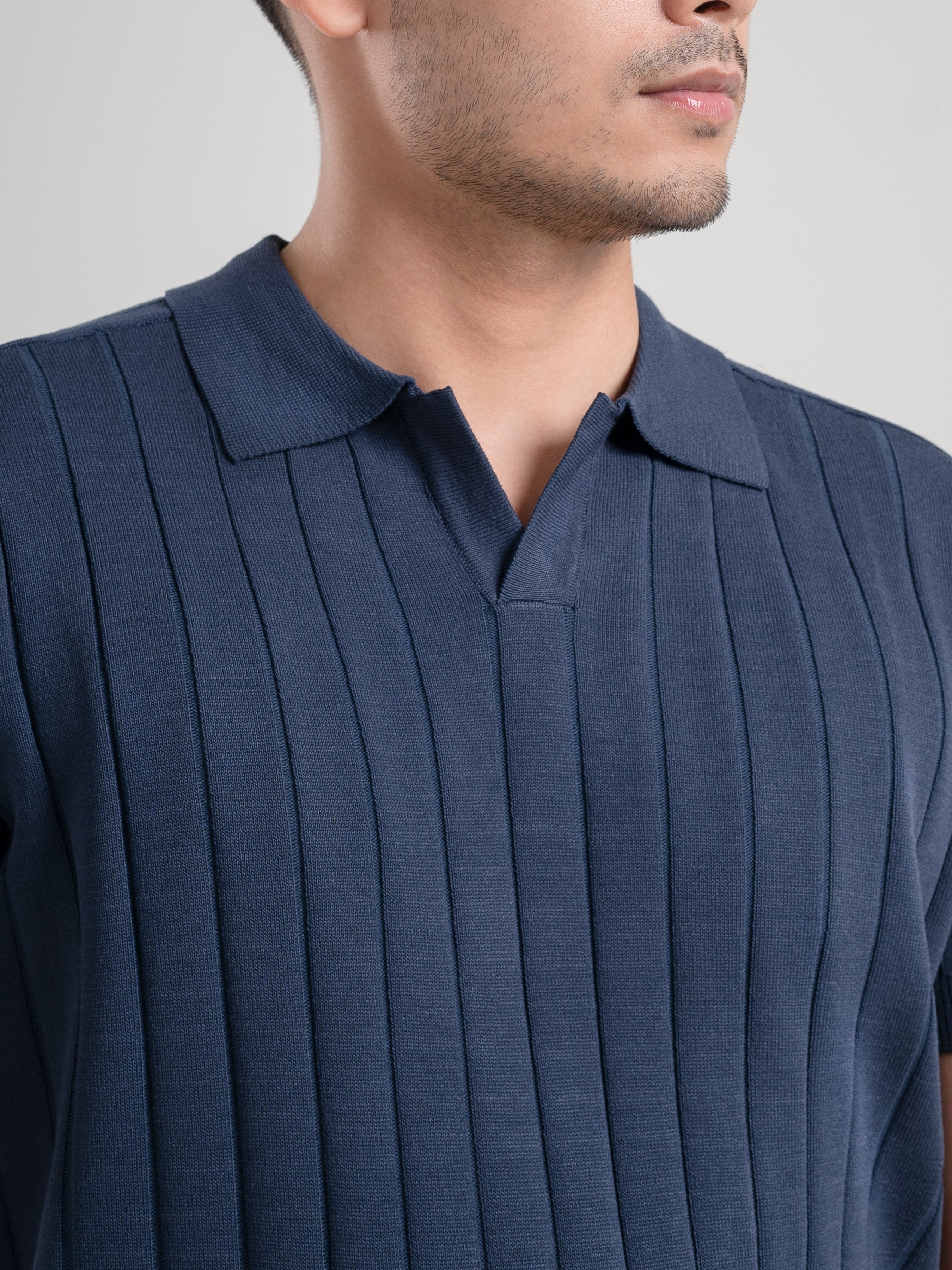 Dylan Navy Blue Knit Tee - Buy Online Now!