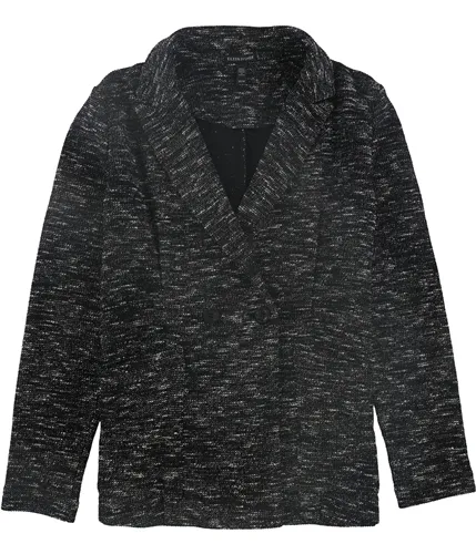 Eileen Fisher Womens Textured One Button Blazer Jacket