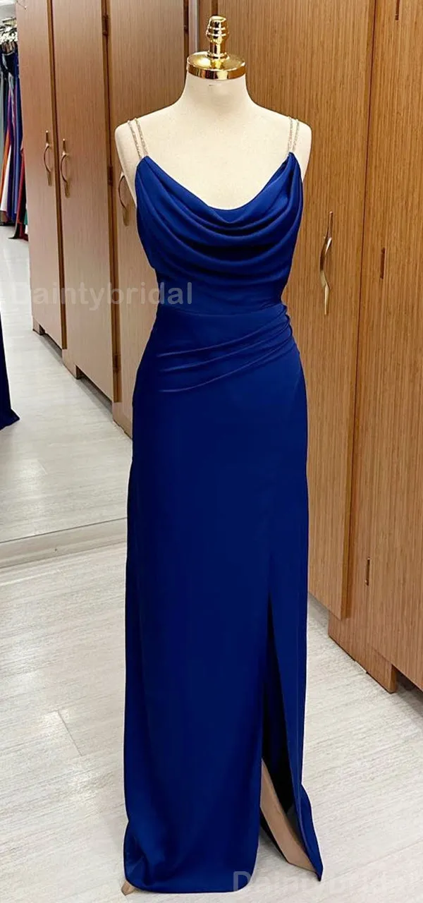 Elegant Royal Blue Long Evening Prom Dress Online, OL089