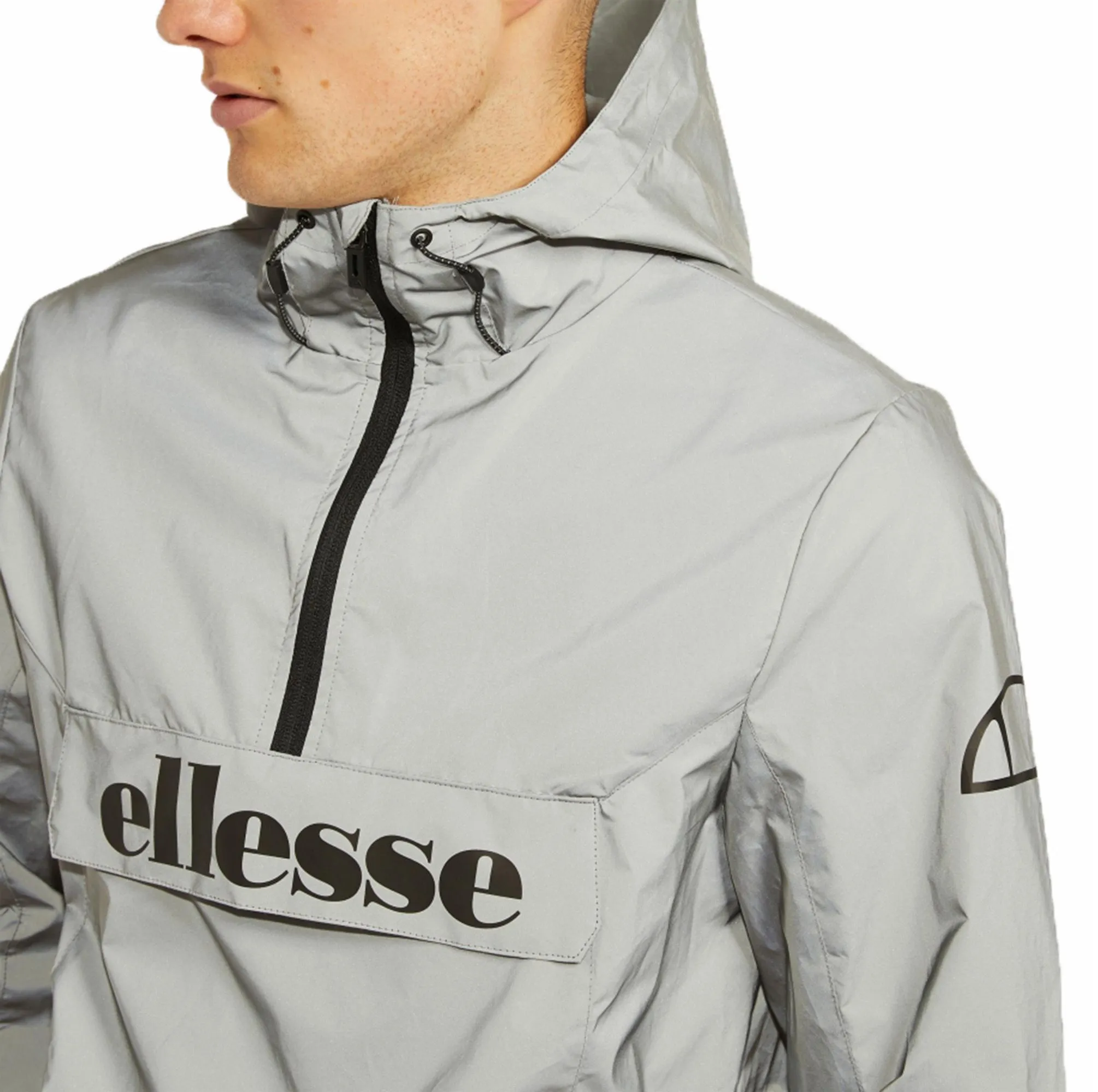 Ellesse Reflective Mens Acera Hooded Cagoule Jacket