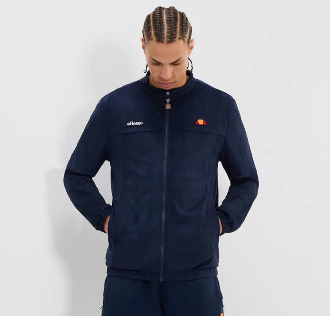 Ellesse Perugia Track Jacket Navy Blue