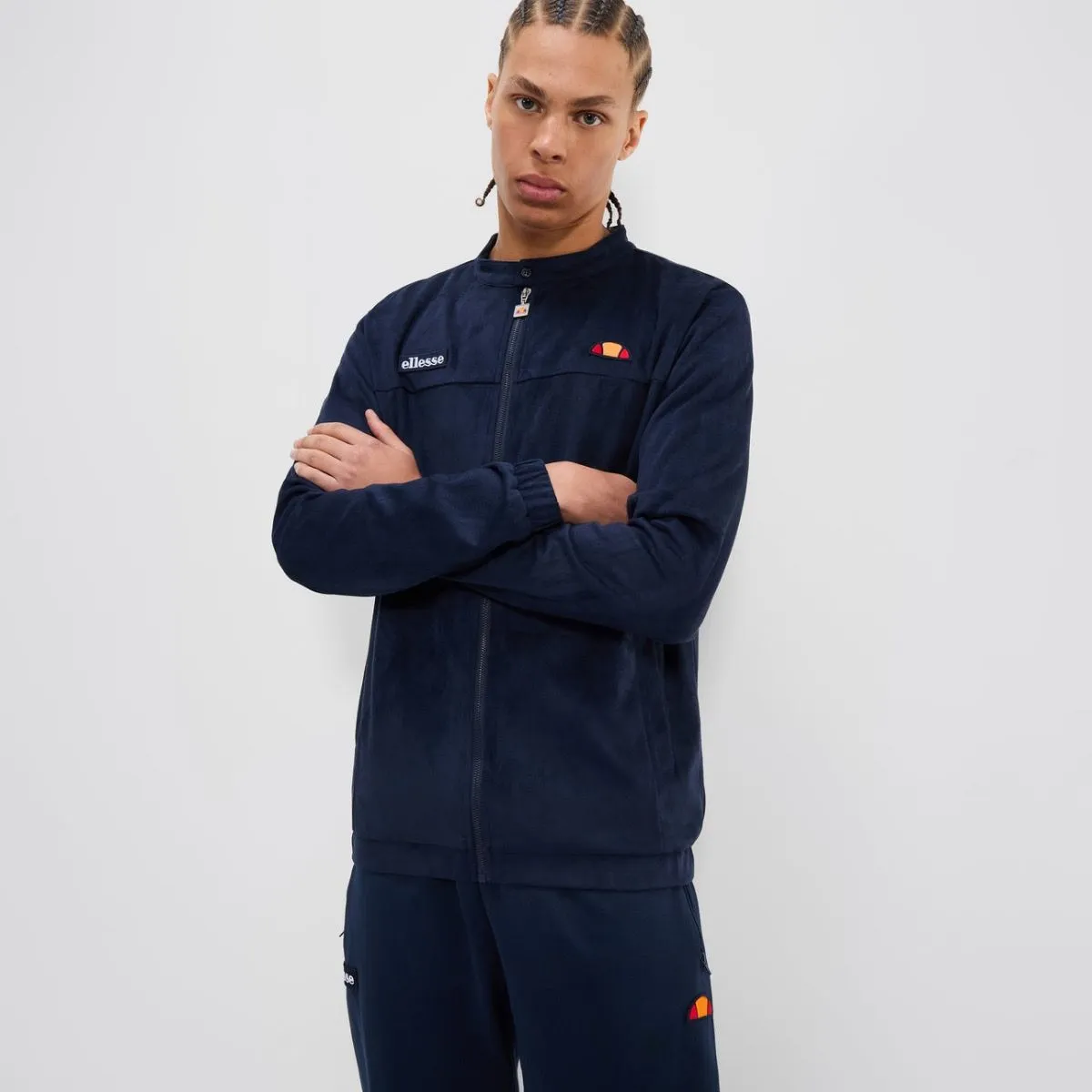 Ellesse Perugia Track Jacket Navy Blue