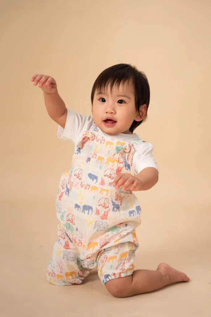 Colorful Elephant Print Emery Jumpsuit