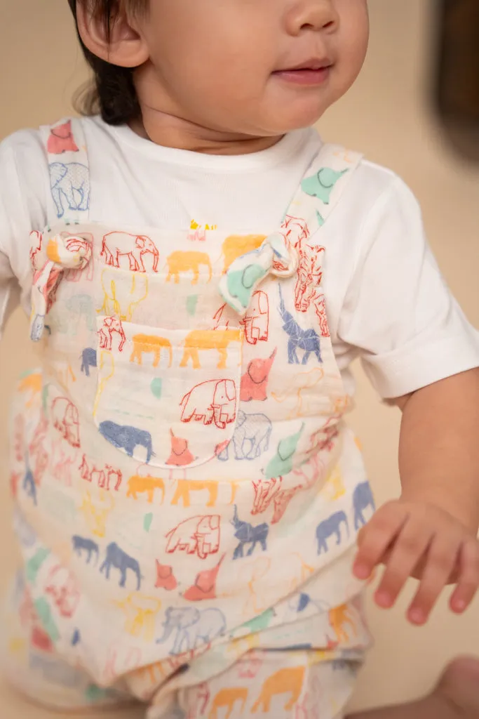 Colorful Elephant Print Emery Jumpsuit