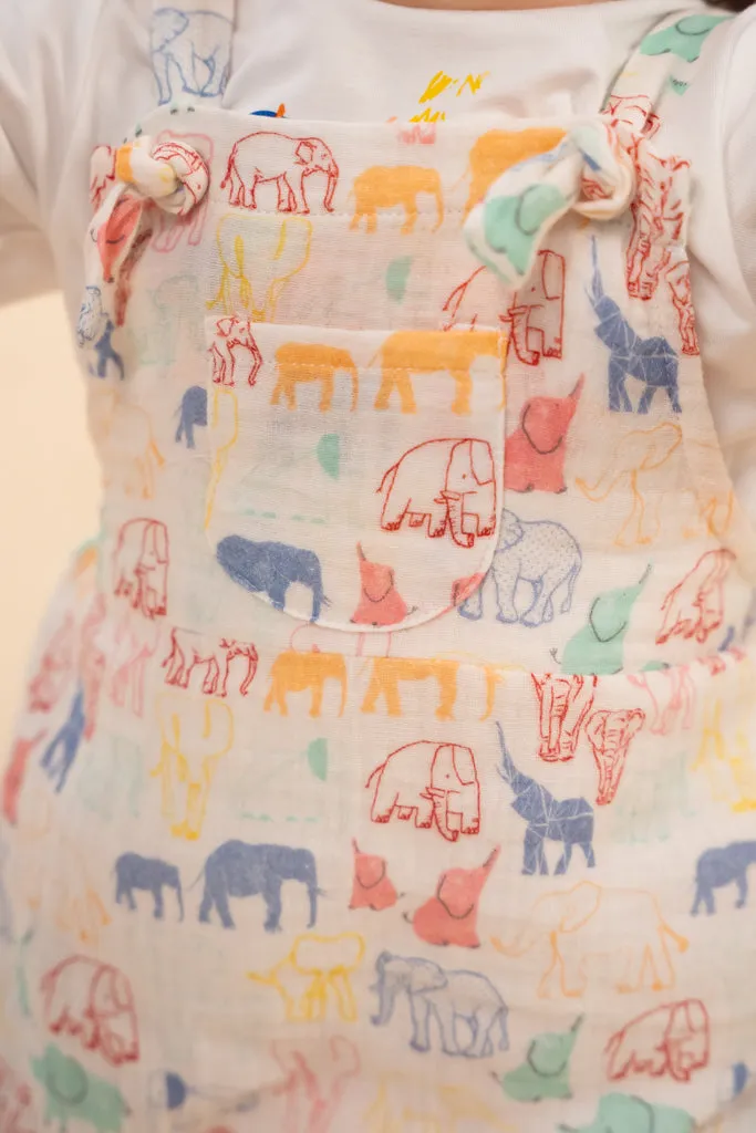 Colorful Elephant Print Emery Jumpsuit