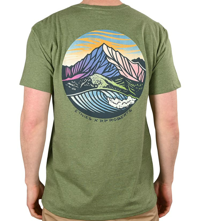 Etnies Circular Wave SS Tee - Olive Heather