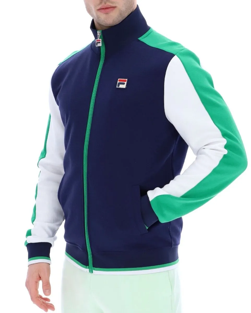 Fila Bivanna Track Jacket in Navy Jelly Bean