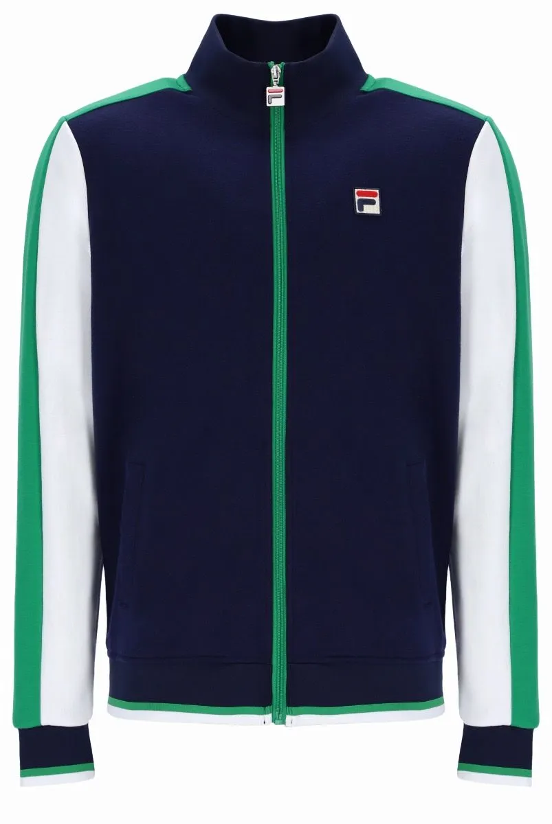 Fila Bivanna Track Jacket in Navy Jelly Bean