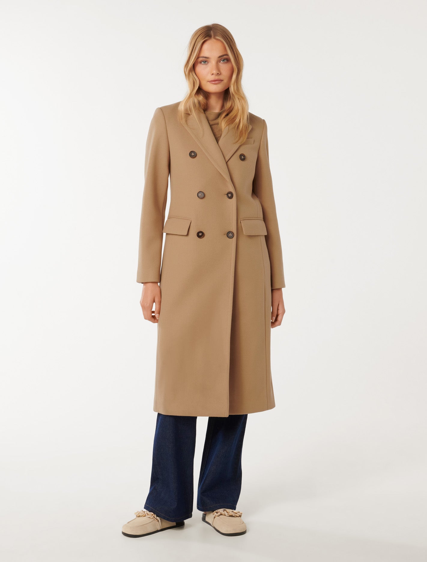 Florence Coat - Elegant Double Breasted Outerwear for Women - Shop Now!