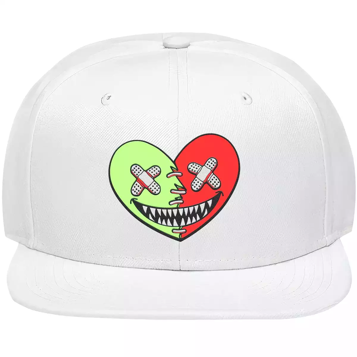 Glow Heart BAWS White Snapback Hat - Shop Now