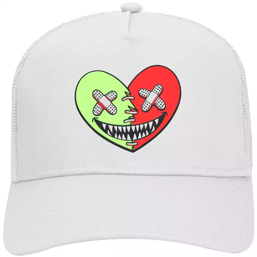 GLOW HEART BAWS White Trucker Hat - Shop now