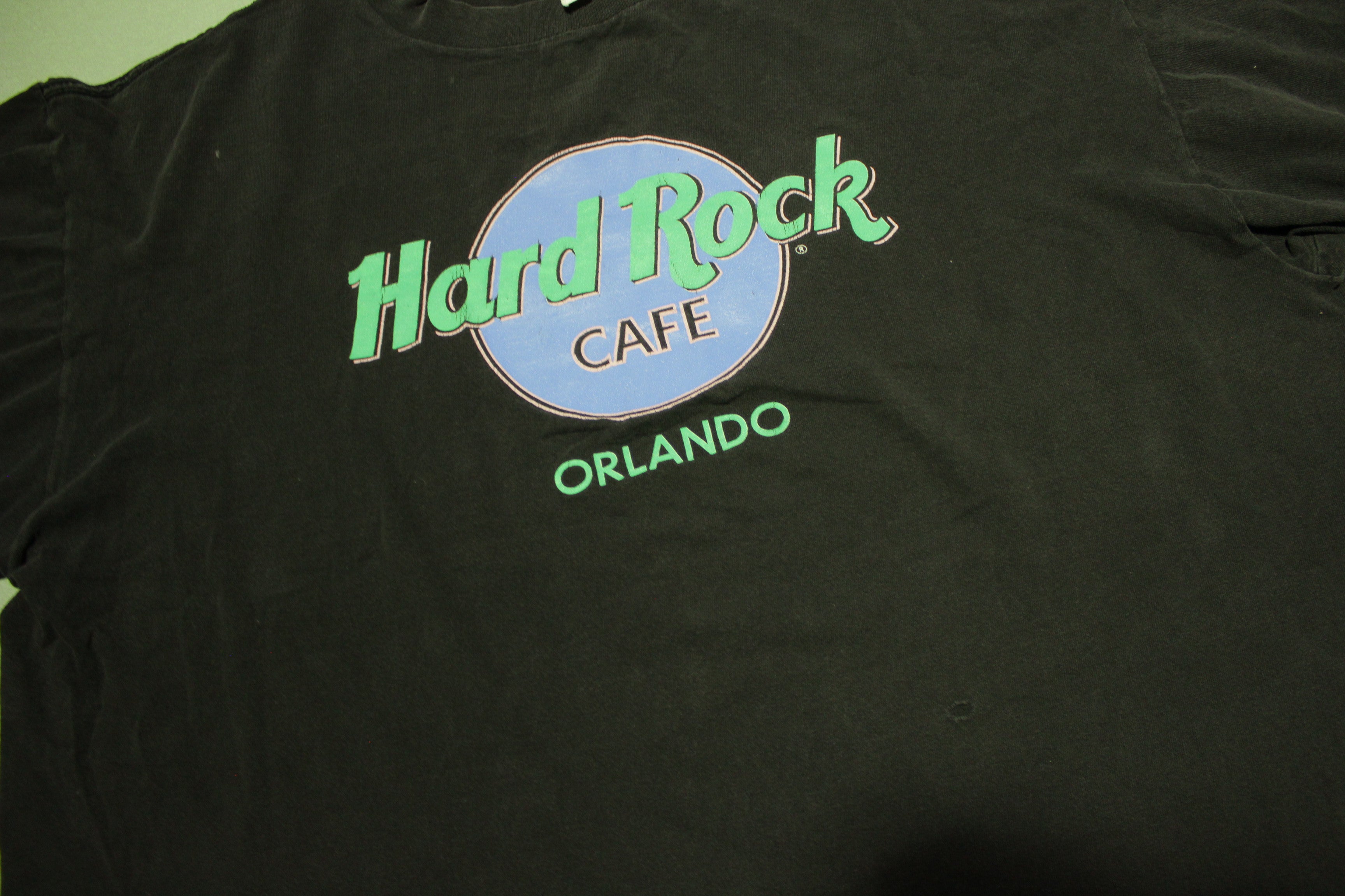 Hard Rock Orlando 90's Vintage T-Shirt - Diner Style - Made in USA