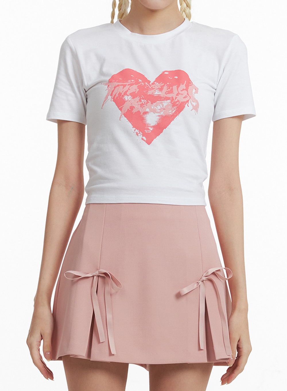 Heart T-Shirt with Graphic Design - IF408