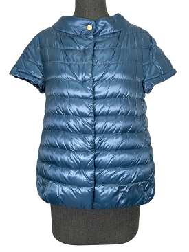 Herno Cap Sleeve Quilted Down Puffer Jacket M