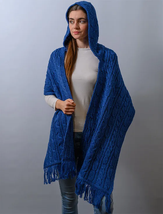 Hooded Scarf Shawl - Warm and Stylish Winter Wear