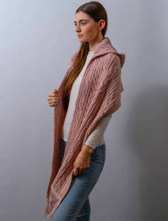 Hooded Scarf Shawl - Warm and Stylish Winter Wear