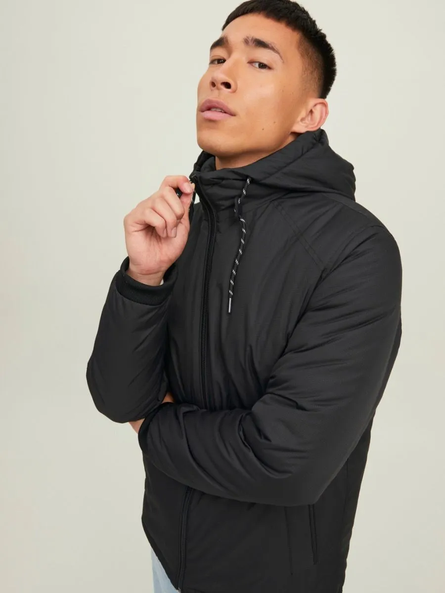 Black Jack and Jones Casual Hooded Lock Jacket