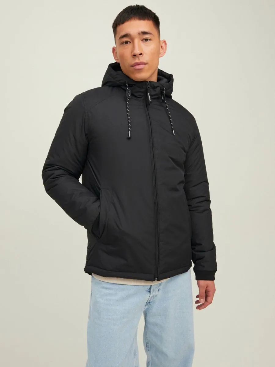 Black Jack and Jones Casual Hooded Lock Jacket