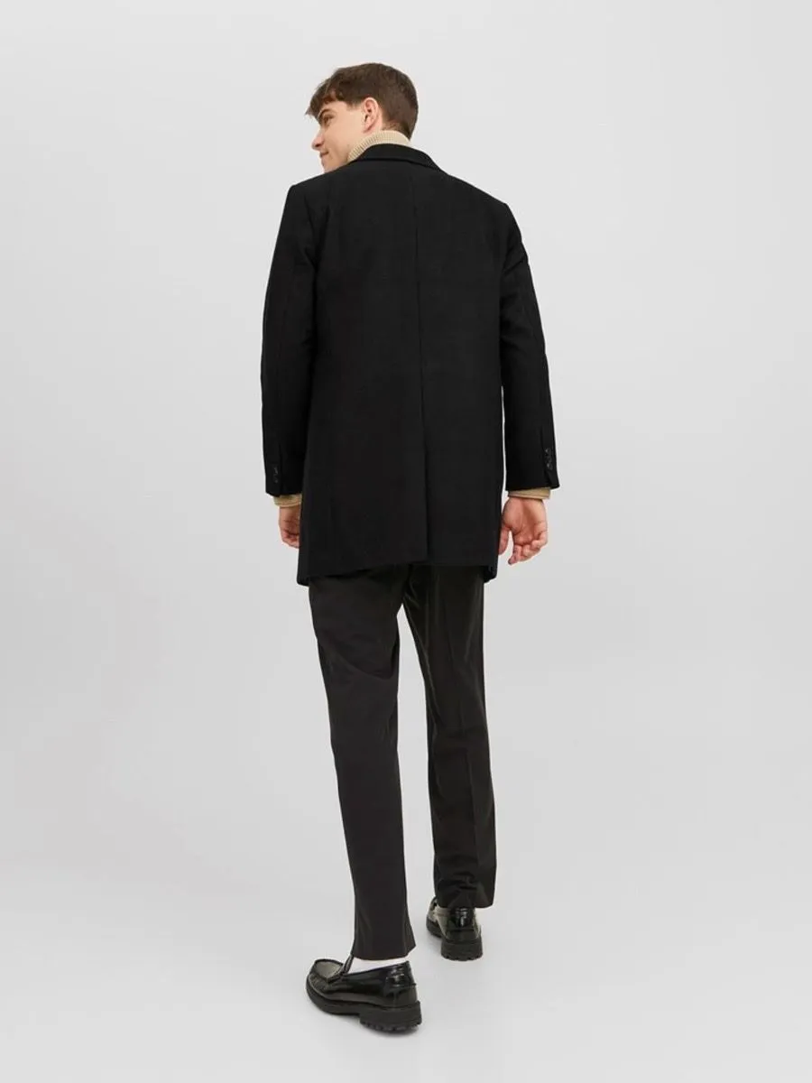 Jack Jones Morrison Wool Coat Black